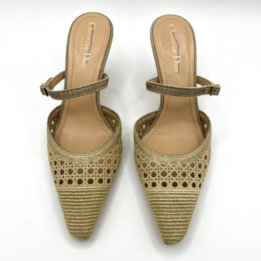 Dior Capture Heeled Mules NWOB - Picture 4 of 12